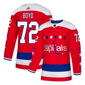 Men's Travis Boyd Washington Capitals Authentic Alternate Jersey - Red