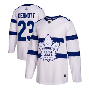 Men's Travis Dermott Toronto Maple Leafs Authentic 2018 Stadium Series Jersey - White