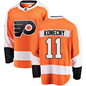 Men's Travis Konecny Philadelphia Flyers Breakaway Home Jersey - Orange