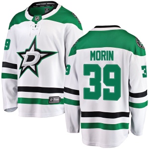 Men's Travis Morin Dallas Stars Breakaway Away Jersey - White