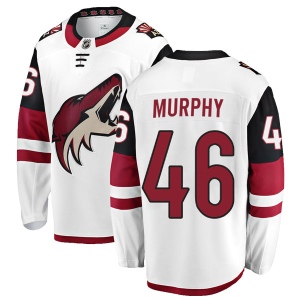 Men's Trevor Murphy Arizona Coyotes Authentic Away Jersey - White