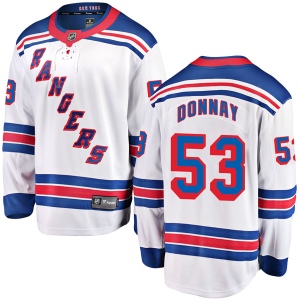 Men's Troy Donnay New York Rangers Breakaway Away Jersey - White