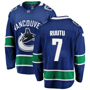 Men's Tuomo Ruutu Vancouver Canucks Breakaway Home Jersey - Blue