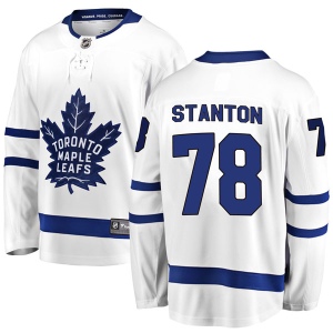 Men's Ty Stanton Toronto Maple Leafs Breakaway Away Jersey - White