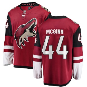 Men's Tye McGinn Arizona Coyotes Authentic Home Jersey - Red