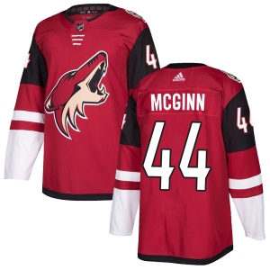 Men's Tye McGinn Arizona Coyotes Authentic Maroon Home Jersey