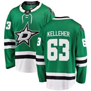 Men's Tyler Kelleher Dallas Stars Breakaway Home Jersey - Green