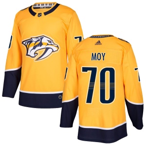 Men's Tyler Moy Nashville Predators Authentic Home Jersey - Gold