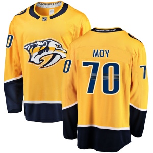 Men's Tyler Moy Nashville Predators Breakaway Home Jersey - Gold