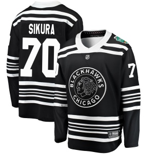 Men's Tyler Sikura Chicago Blackhawks 2019 Winter Classic Breakaway Jersey - Black