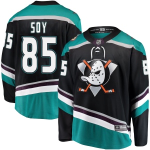 Men's Tyler Soy Anaheim Ducks Breakaway Alternate Jersey - Black