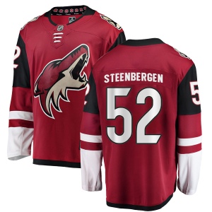 Men's Tyler Steenbergen Arizona Coyotes Authentic Home Jersey - Red