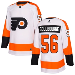 Men's Tyrell Goulbourne Philadelphia Flyers Authentic Jersey - White