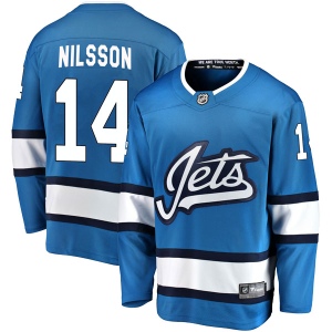 Men's Ulf Nilsson Winnipeg Jets Breakaway Alternate Jersey - Blue