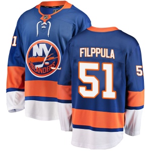 Men's Valtteri Filppula New York Islanders Breakaway Home Jersey - Blue