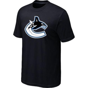 Men's Vancouver Canucks Big & Tall Logo T-Shirt - - Black