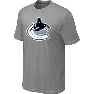 Men's Vancouver Canucks Big & Tall Logo T-Shirt - - Grey