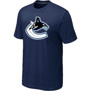 Men's Vancouver Canucks Big & Tall Logo T-Shirt - - Navy