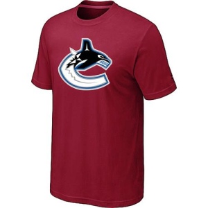 Men's Vancouver Canucks Big & Tall Logo T-Shirt - - Red