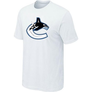 Men's Vancouver Canucks Big & Tall Logo T-Shirt - - White