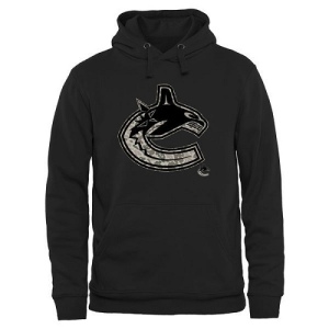 Men's Vancouver Canucks Rink Warrior Pullover Hoodie - Black