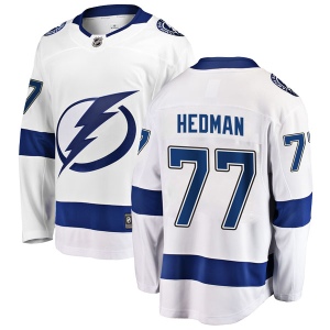 Men's Victor Hedman Tampa Bay Lightning Breakaway Away Jersey - White