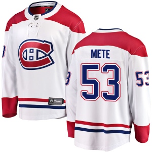 Men's Victor Mete Montreal Canadiens Breakaway Away Jersey - White