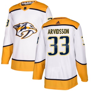 Men's Viktor Arvidsson Nashville Predators Authentic Away Jersey - White