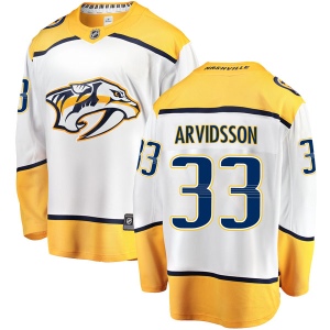 Men's Viktor Arvidsson Nashville Predators Breakaway Away Jersey - White