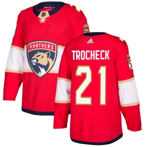 Men's Vincent Trocheck Florida Panthers Authentic Jersey - Red