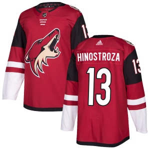 Men's Vinnie Hinostroza Arizona Coyotes Authentic Maroon Home Jersey