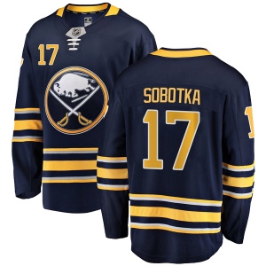 Men's Vladimir Sobotka Buffalo Sabres Breakaway Home Jersey - Navy Blue