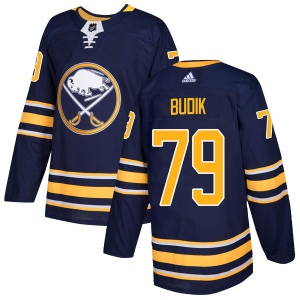 Men's Vojtech Budik Buffalo Sabres Authentic Home Jersey - Navy