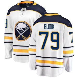 Men's Vojtech Budik Buffalo Sabres Breakaway Away Jersey - White