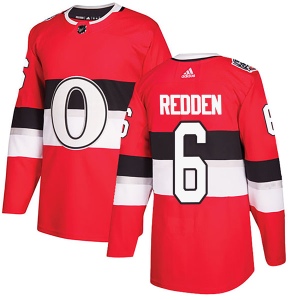 Men's Wade Redden Ottawa Senators Authentic 2017 100 Classic Jersey - Red