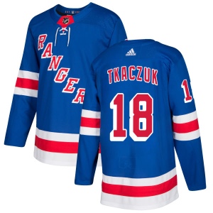 Men's Walt Tkaczuk New York Rangers Authentic Jersey - Royal