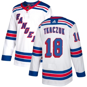 Men's Walt Tkaczuk New York Rangers Authentic Jersey - White