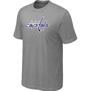 Men's Washington Capitals Big & Tall Logo T-Shirt - - Grey