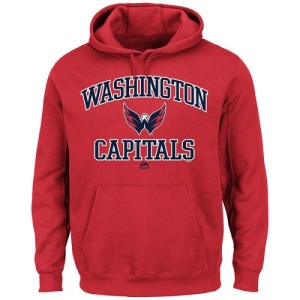 Men's Washington Capitals Heart & Soul Hoodie - - Red