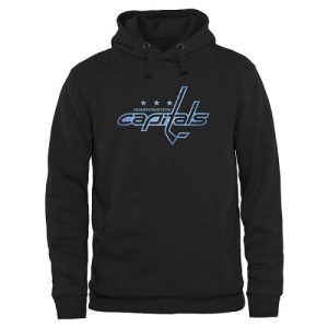 Men's Washington Capitals Rinkside Pond Hockey Pullover Hoodie - - Black