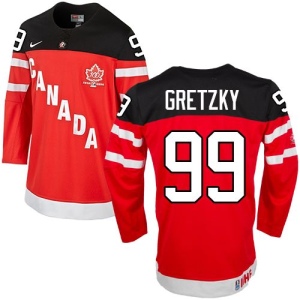 Men's Wayne Gretzky Team Canada Premier 100th Anniversary Olympic Hockey Jersey - Red