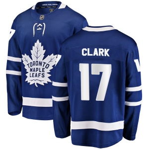 Men's Wendel Clark Toronto Maple Leafs Breakaway Home Jersey - Blue