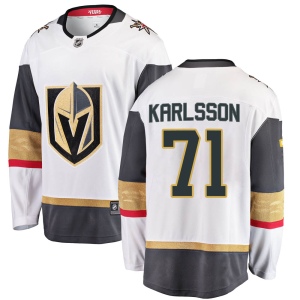 Men's William Karlsson Vegas Golden Knights Breakaway White Away Jersey - Gold