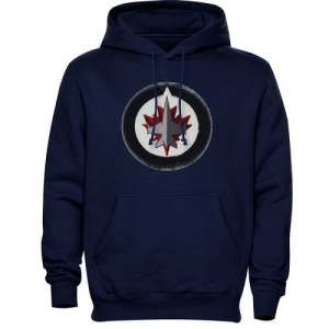 Men's Winnipeg Jets Levelwear Freshman Hoodie - - Navy Blue