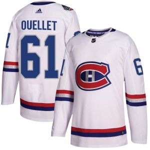 Men's Xavier Ouellet Montreal Canadiens Authentic 2017 100 Classic Jersey - White