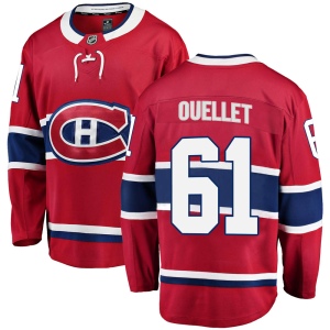 Men's Xavier Ouellet Montreal Canadiens Breakaway Home Jersey - Red