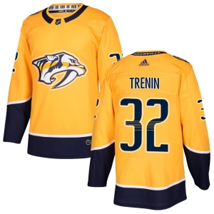 Men's Yakov Trenin Nashville Predators Authentic Home Jersey - Gold