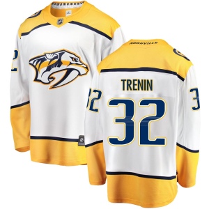 Men's Yakov Trenin Nashville Predators Breakaway Away Jersey - White