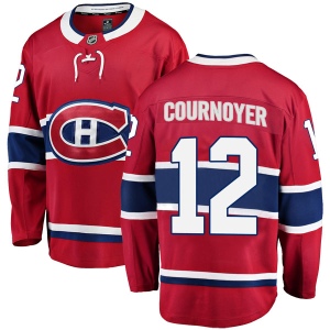 Men's Yvan Cournoyer Montreal Canadiens Breakaway Home Jersey - Red