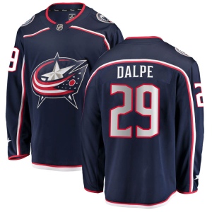 Men's Zac Dalpe Columbus Blue Jackets Breakaway Home Jersey - Navy